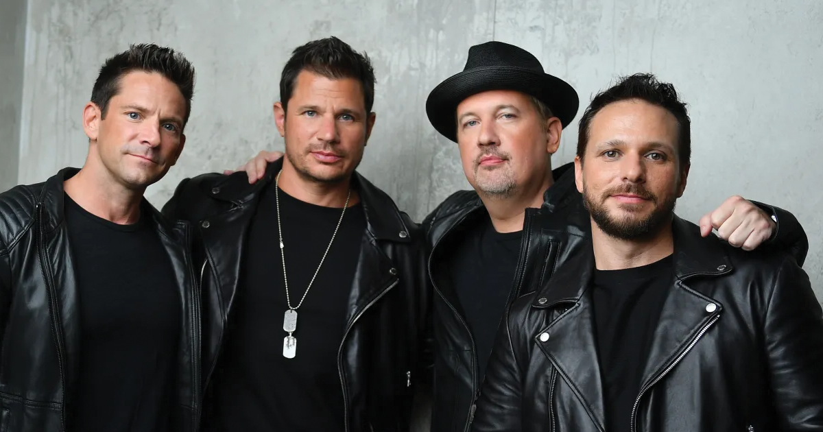 98 Degrees performing at the Epcot Garden Rocks concert.
