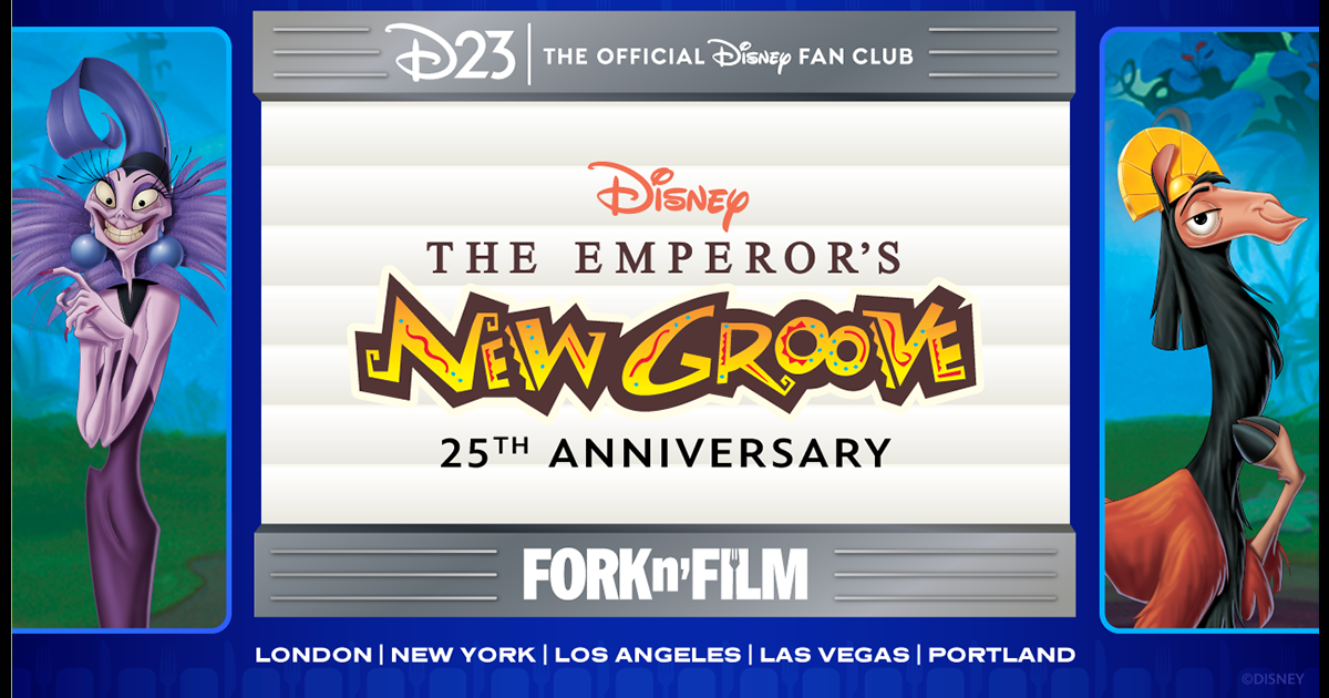 D23 & Fork n’ Film Present Walt Disney Animation Studios’ The Emperor’s New Groove