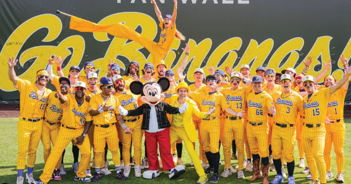 Savannah Bananas Day event at Disneyland