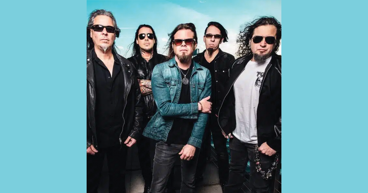 A photo of the band Queensryche at Epcot Garden Rocks.